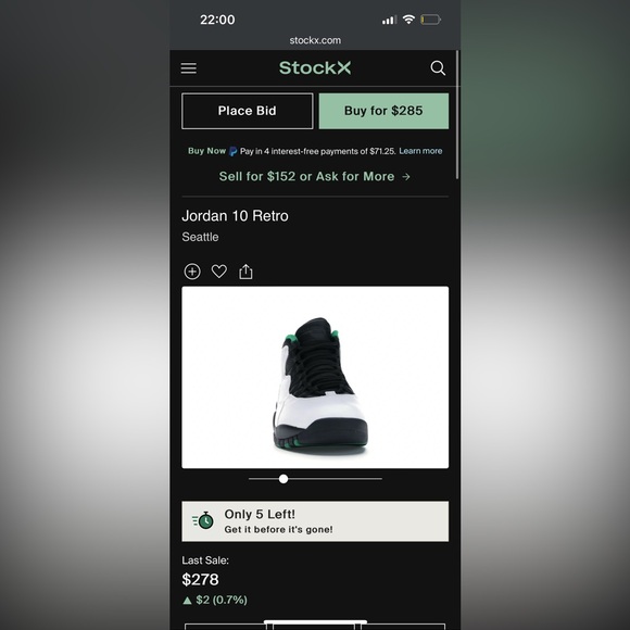 Sz 10 “Jordan 10 Seattle” - Picture 2 of 9